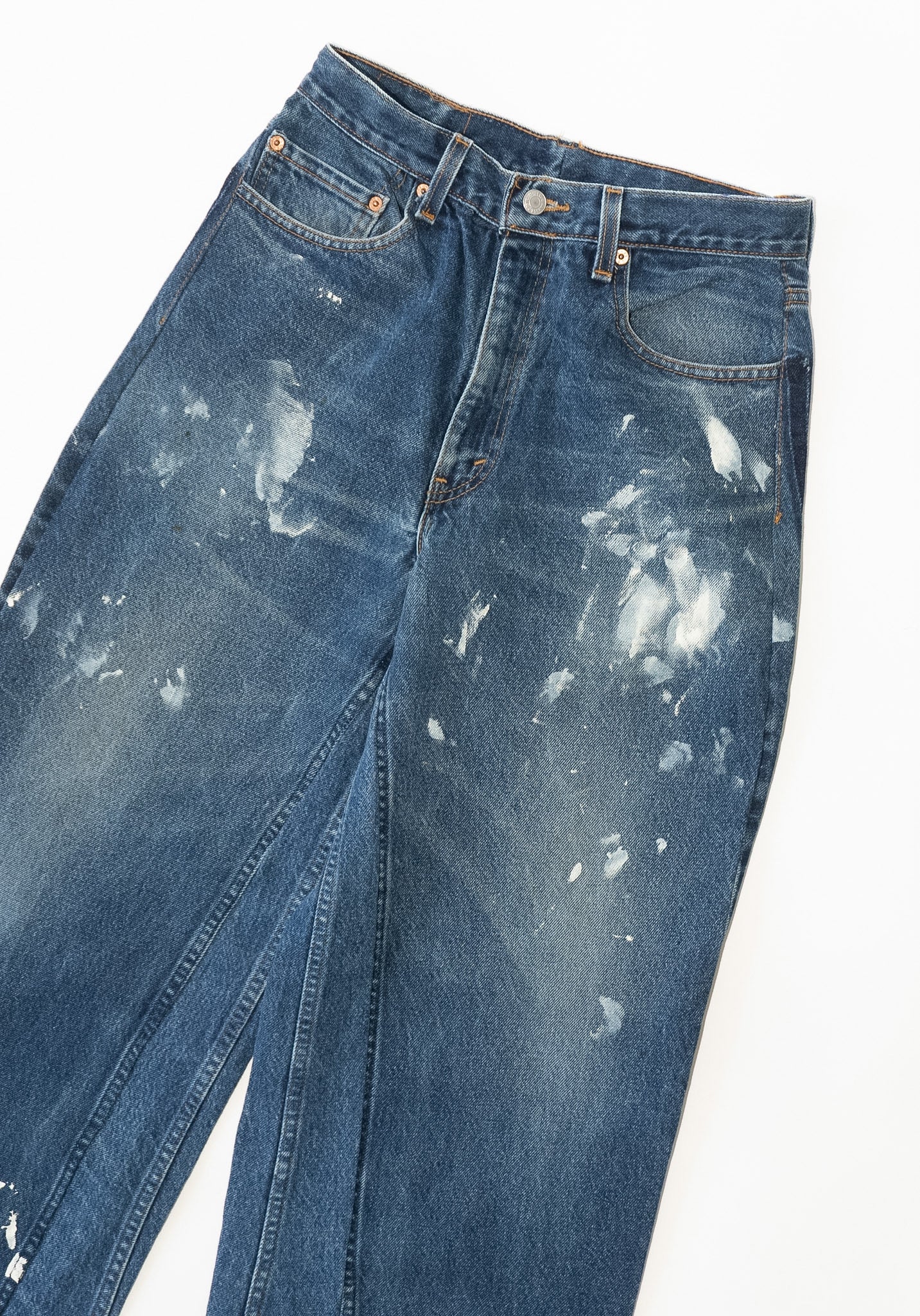 Vintage Reworked Culotte Jean in Indigo - Image 9