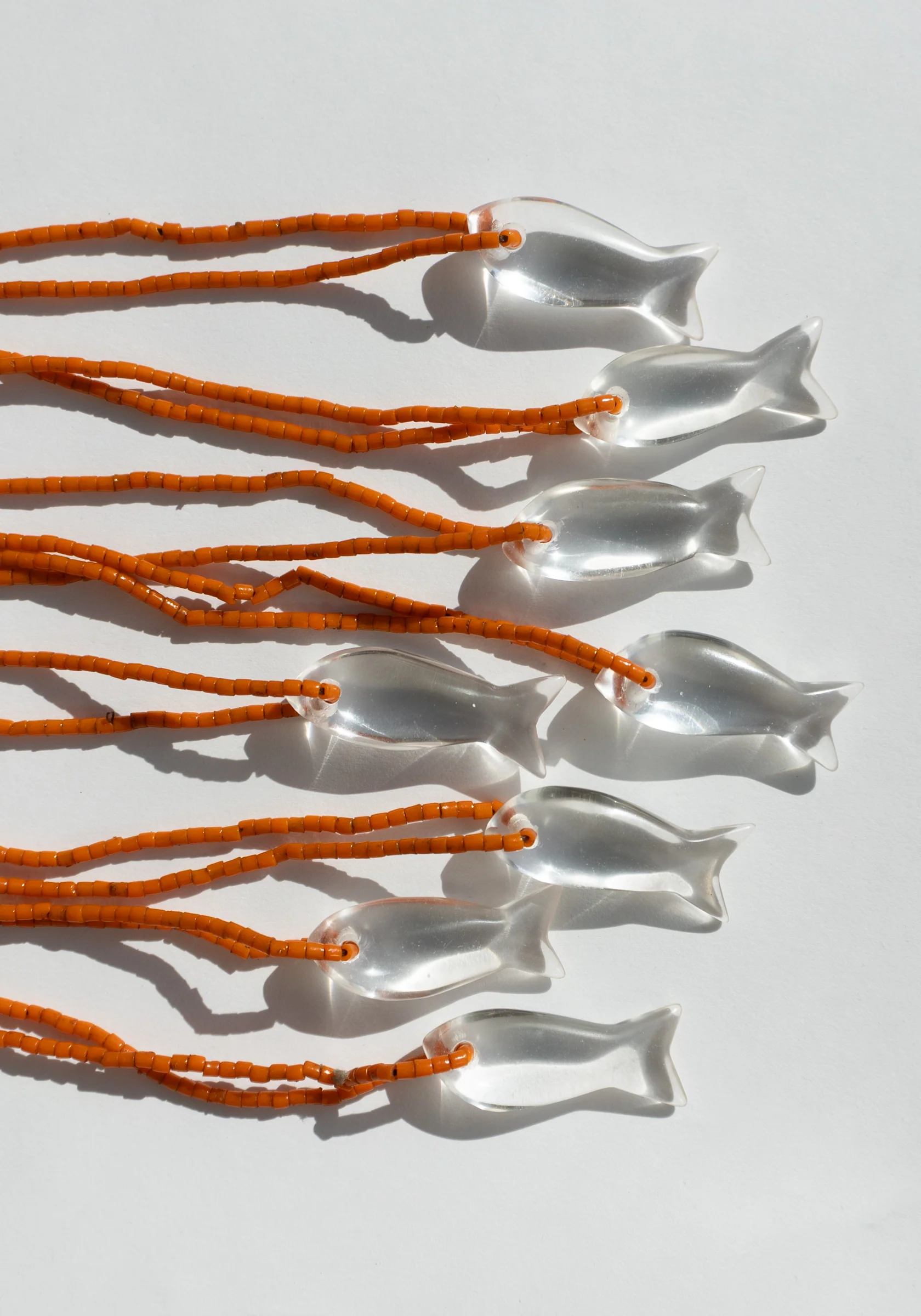 Beaded Crystal Fish Necklace - Image 5