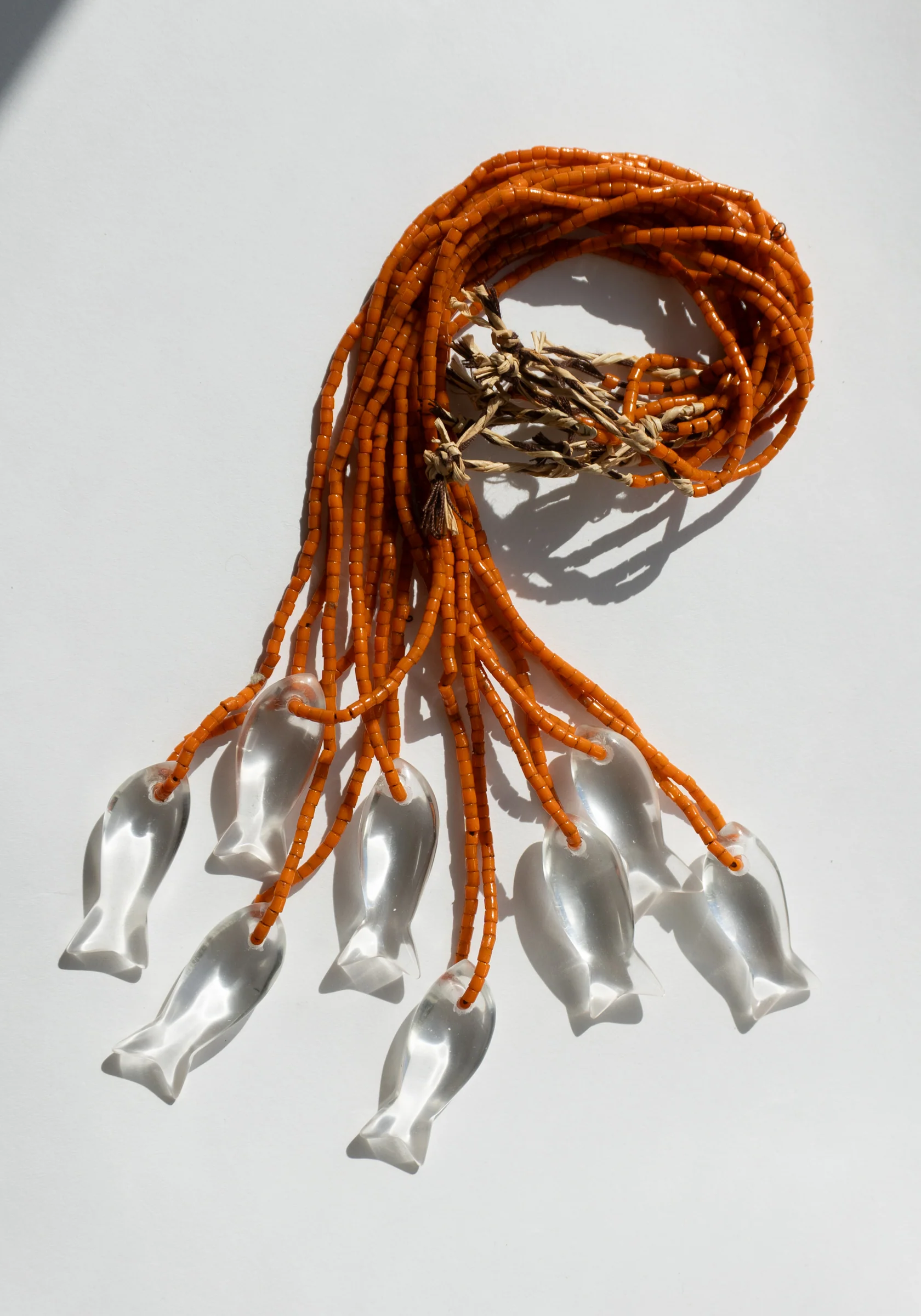 Beaded Crystal Fish Necklace - Image 7