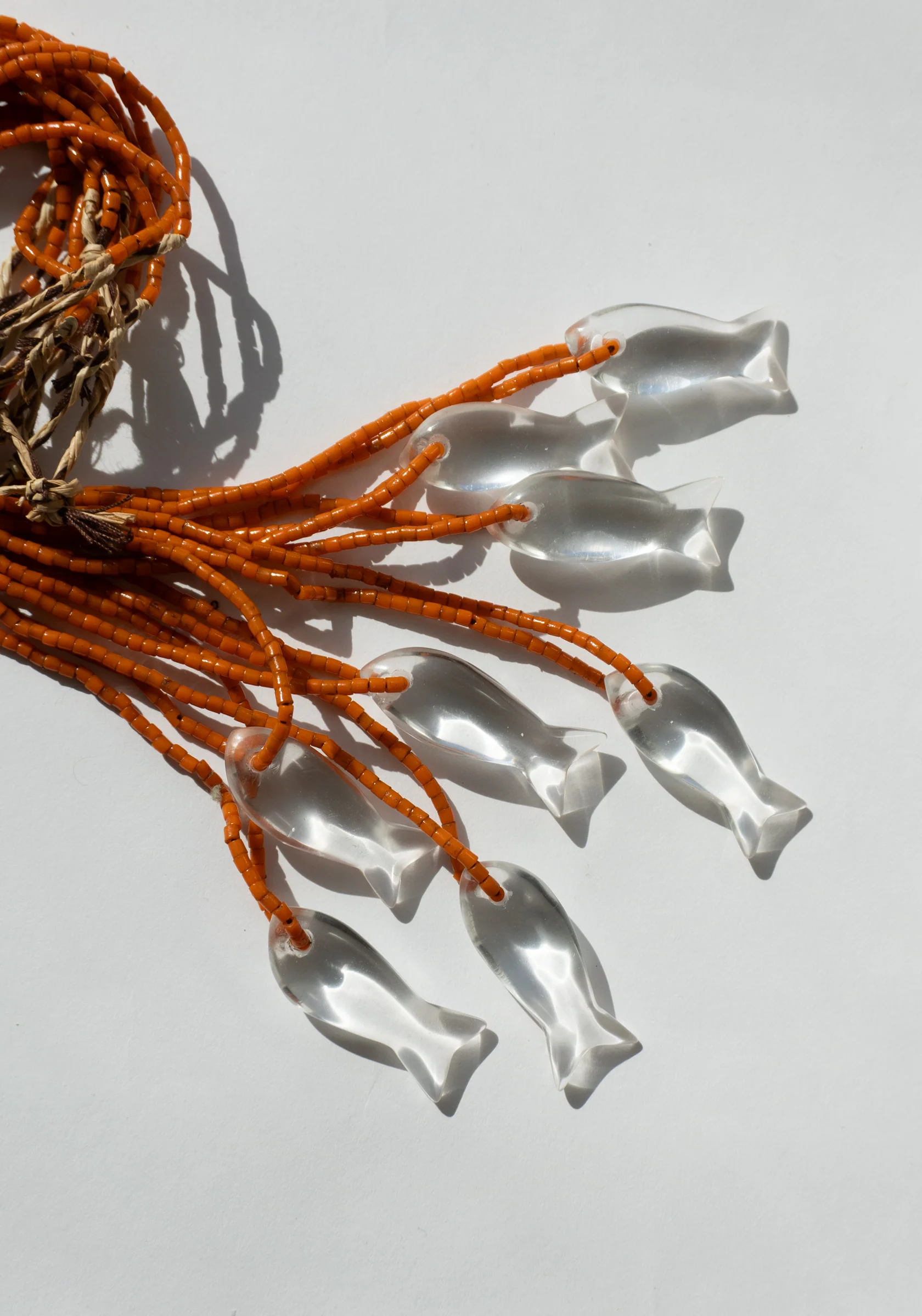 Beaded Crystal Fish Necklace - Image 8
