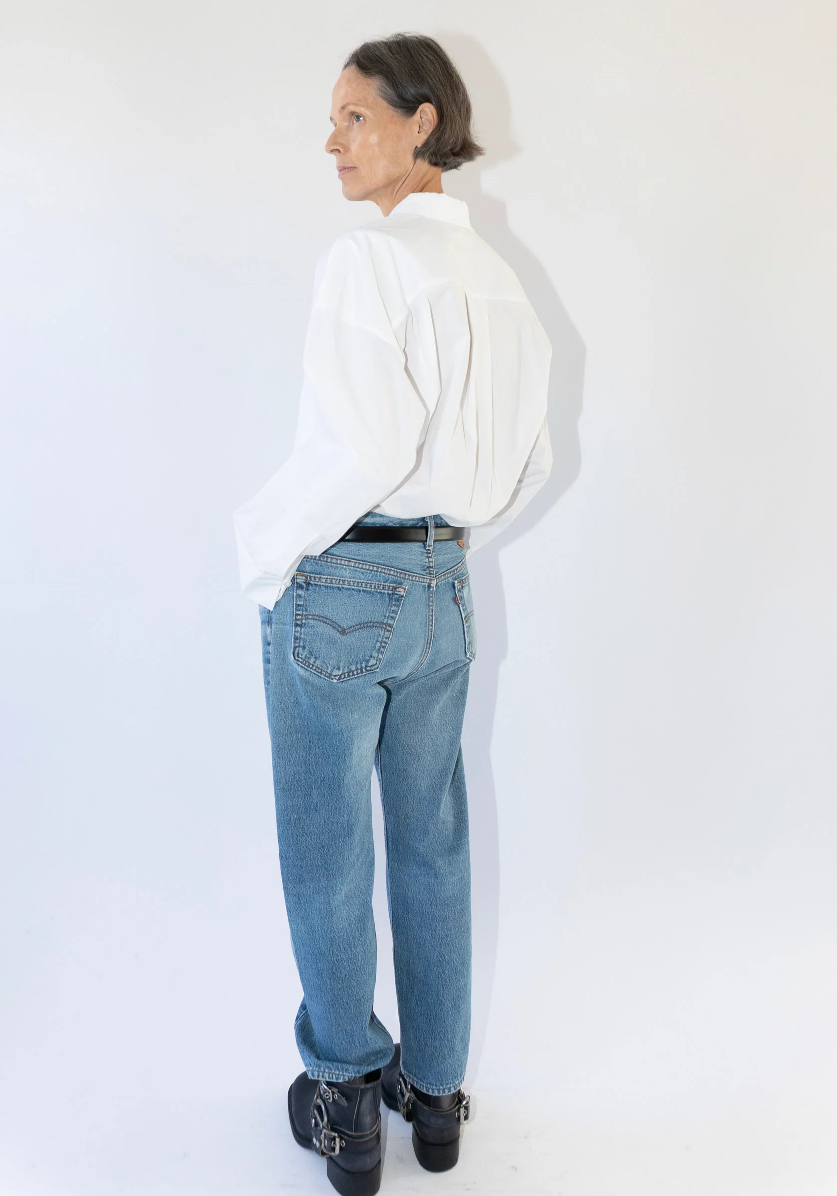 Derris Shirt in Pure White - Image 4