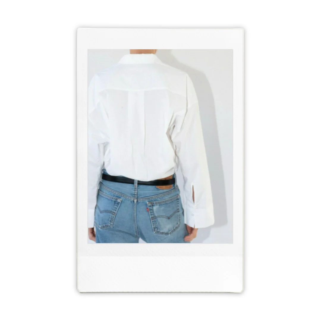Derris Shirt in Pure White - Image 8