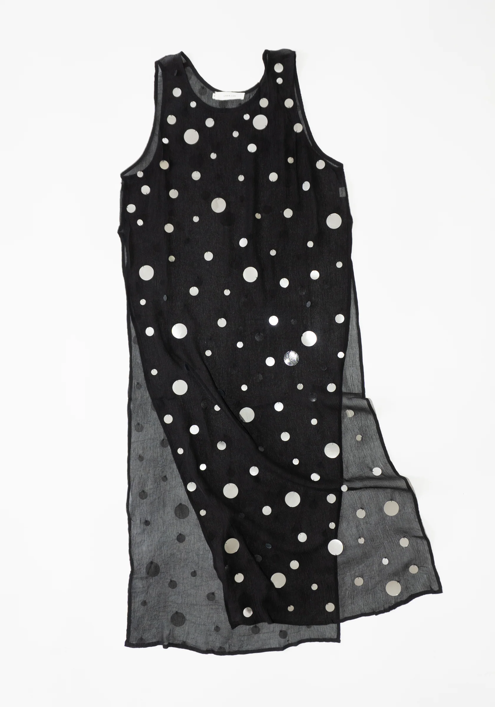 Chloe Tunic Embellished Dress in Black - Image 6