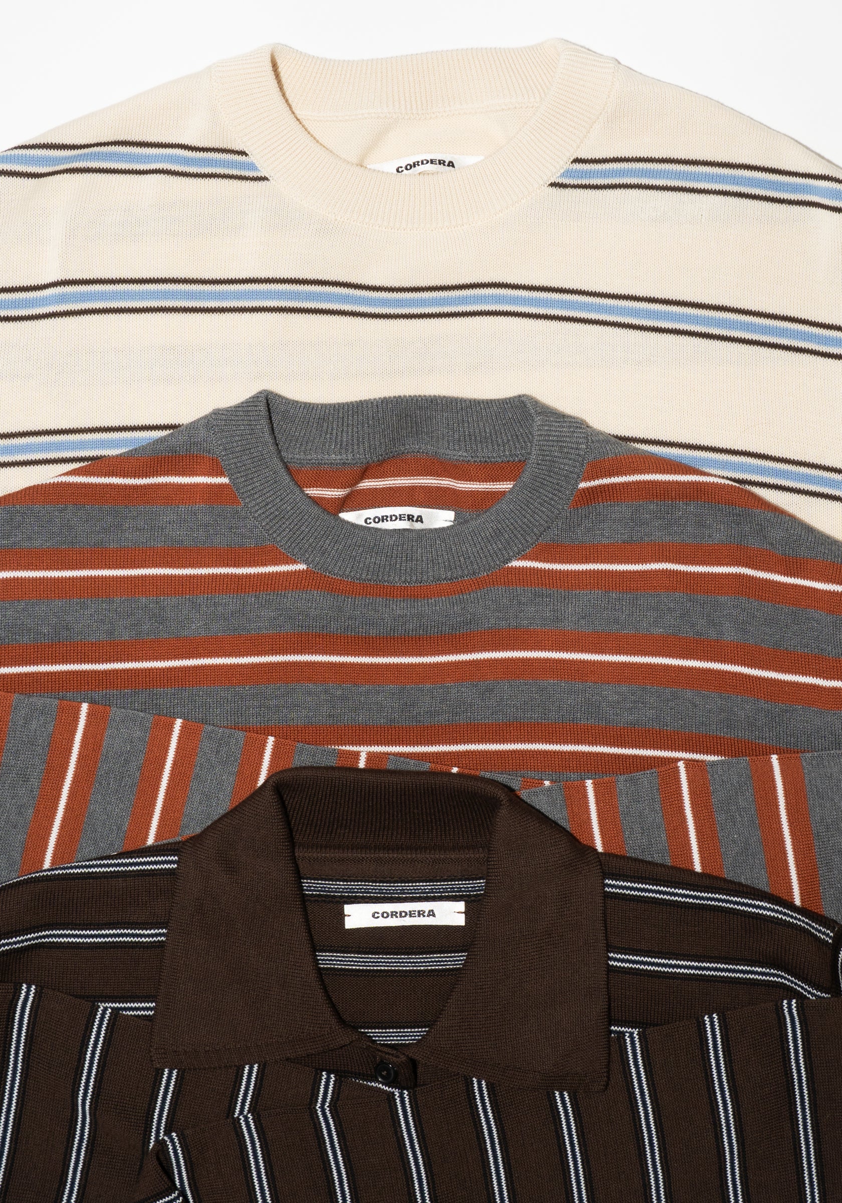 Organic Cotton Striped Long Sleeve in Brown Stripe - Image 10