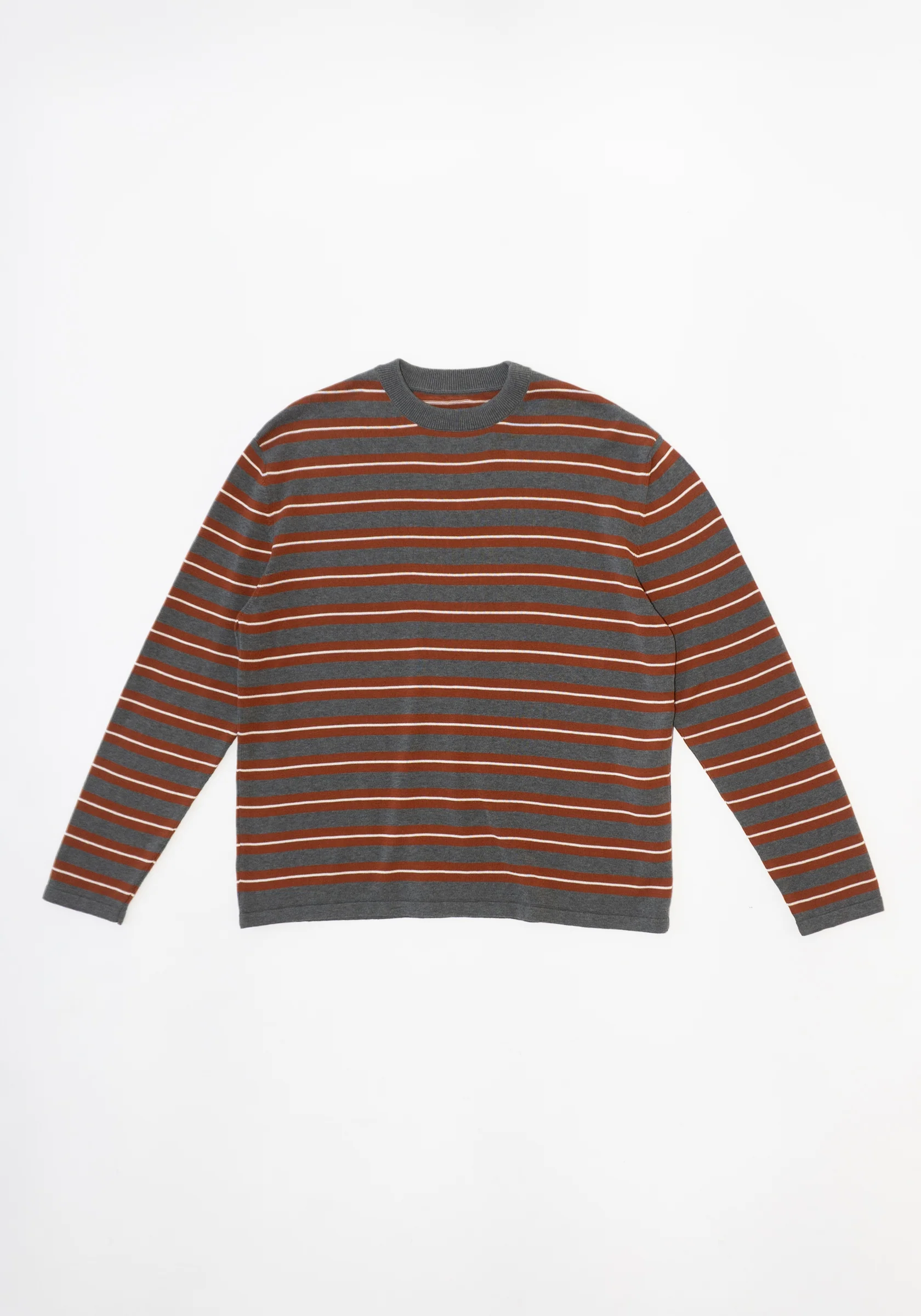 Organic Cotton Striped Long Sleeve in Brown Stripe - Image 9