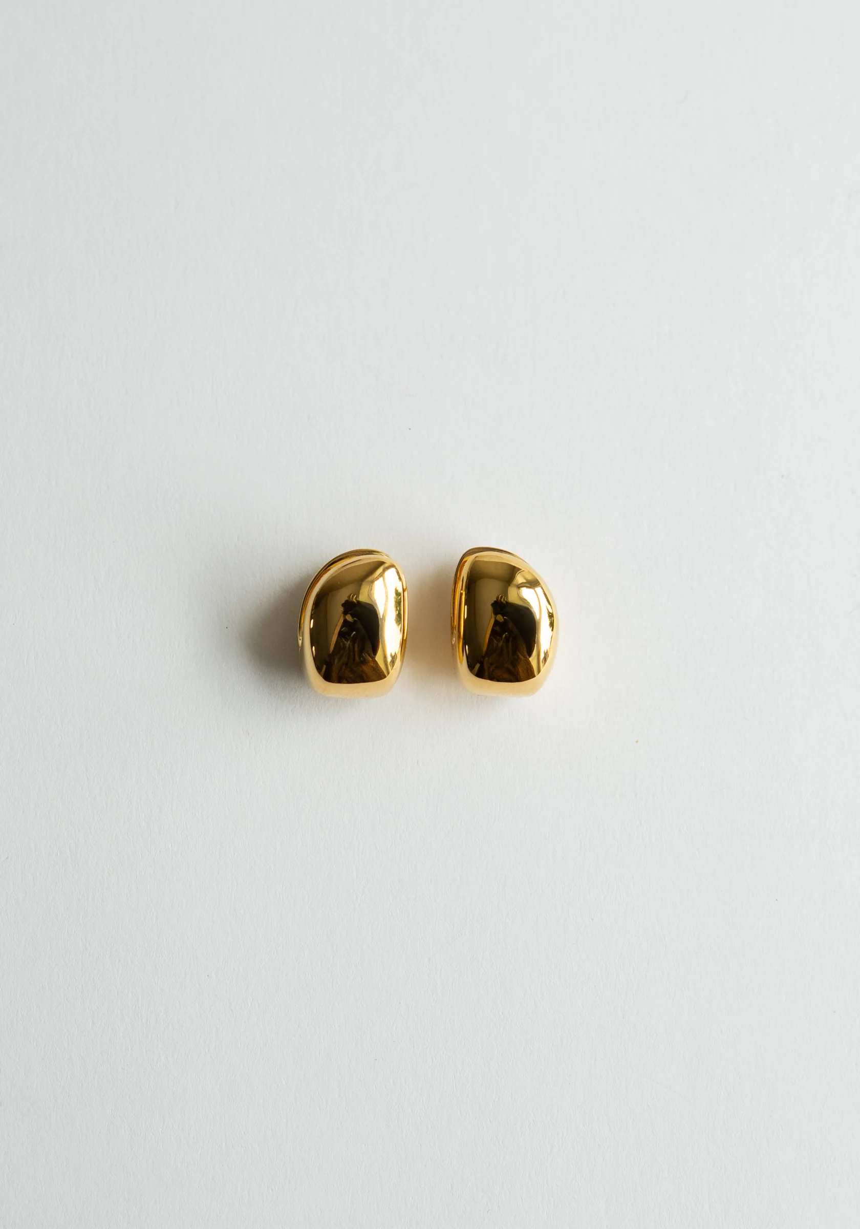Quart De Soleil Hoops in Gold Vermeil - Image 5