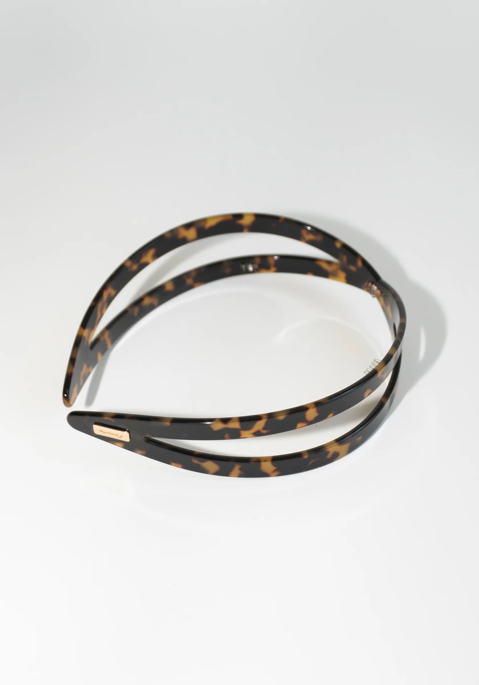Criss Cross Headband in Yellow Tokyo Tortoise