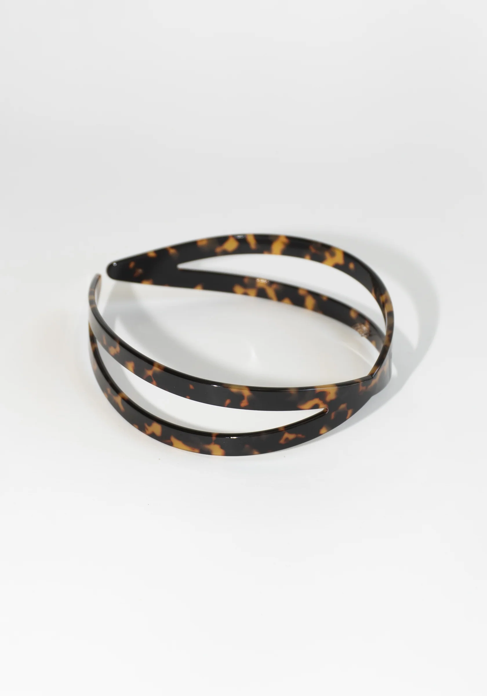 Criss Cross Headband in Yellow Tokyo Tortoise - Image 3
