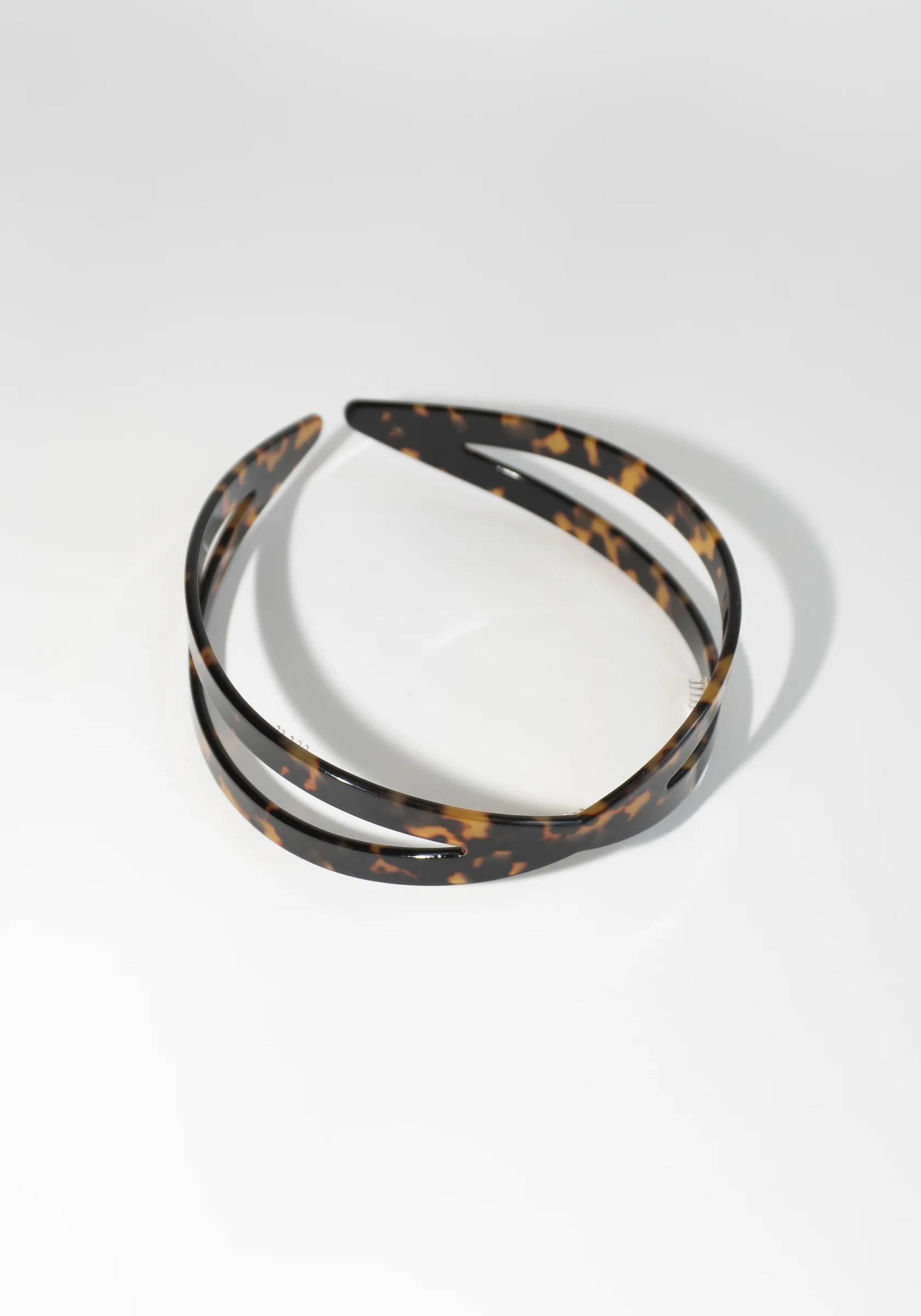 Criss Cross Headband in Yellow Tokyo Tortoise - Image 4