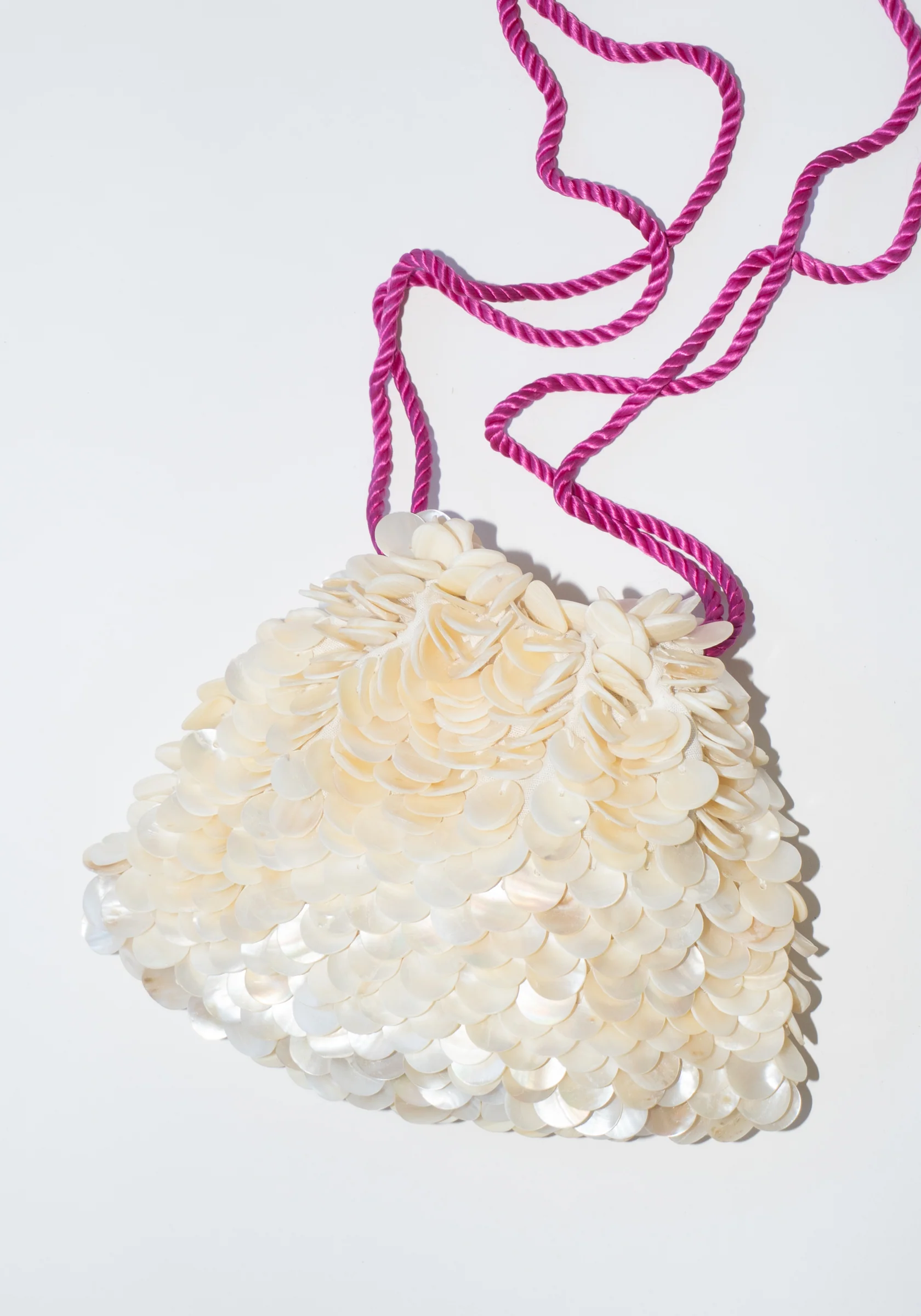 Sirena Mother of Pearl Bag in Fuchsia - Image 7