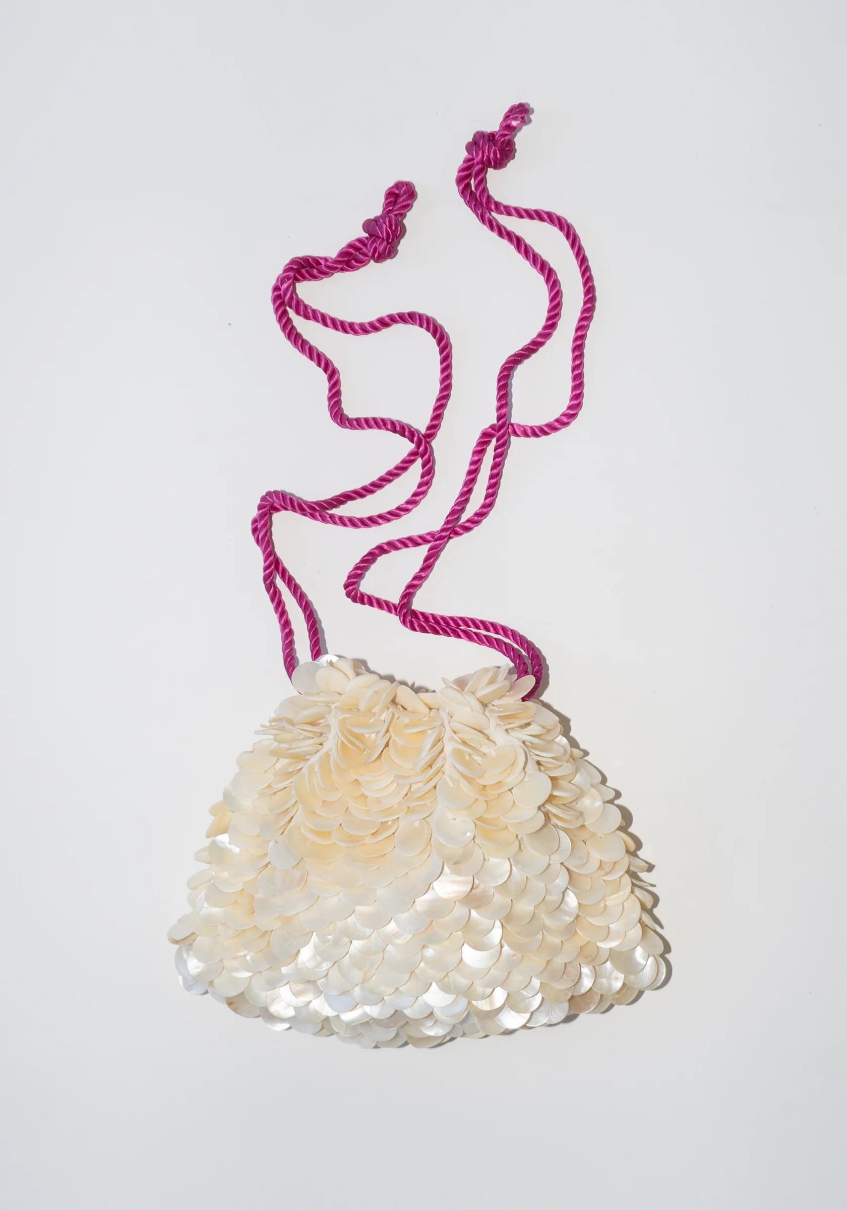 Sirena Mother of Pearl Bag in Fuchsia - Image 8