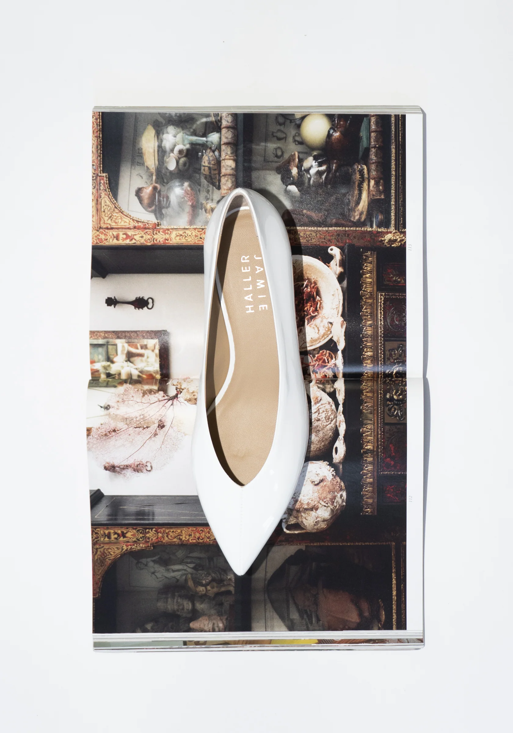 Trap Pump in White Patent - Image 16