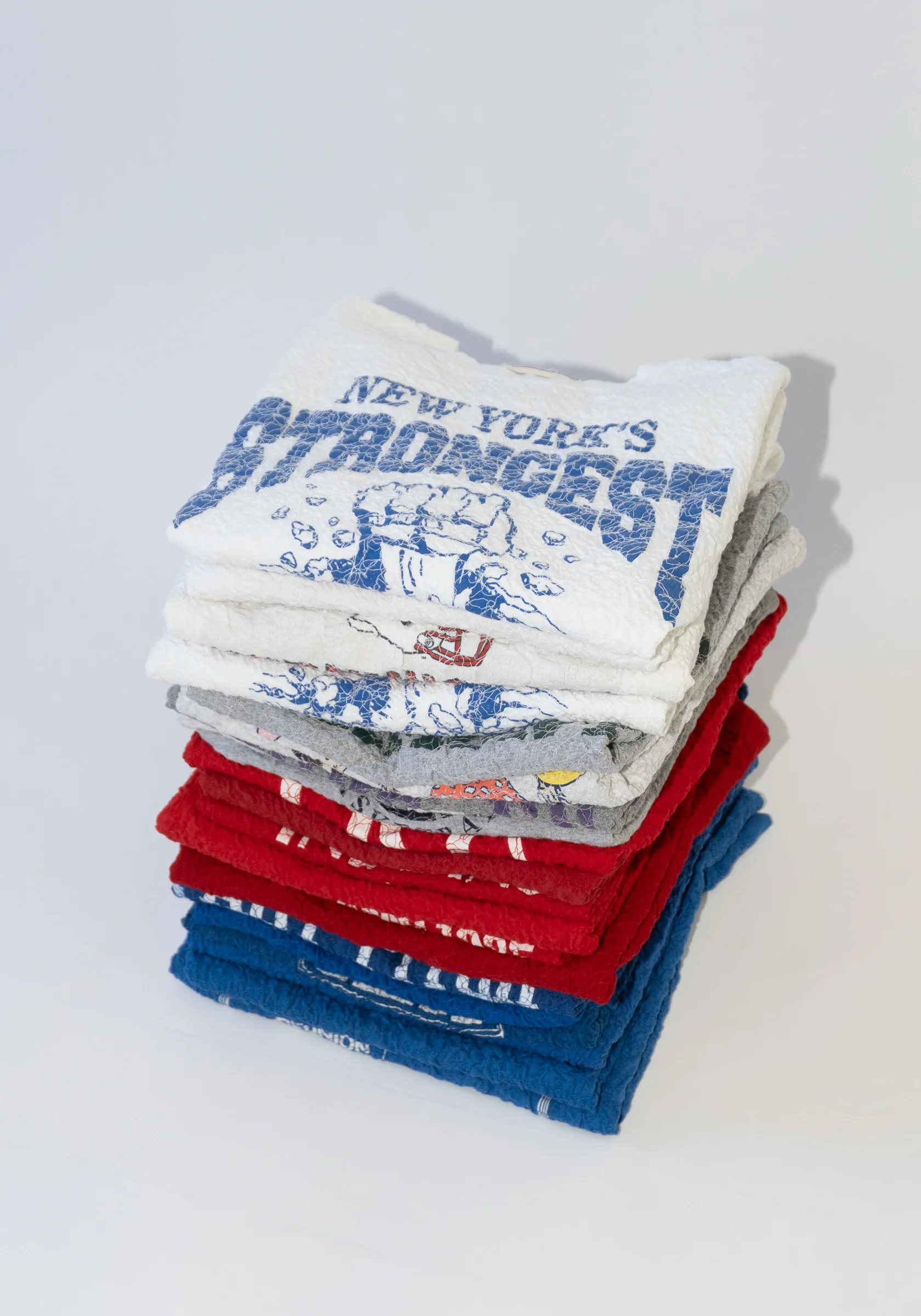 Blue LIU Darned Vintage Tee XXS/XS - Image 8