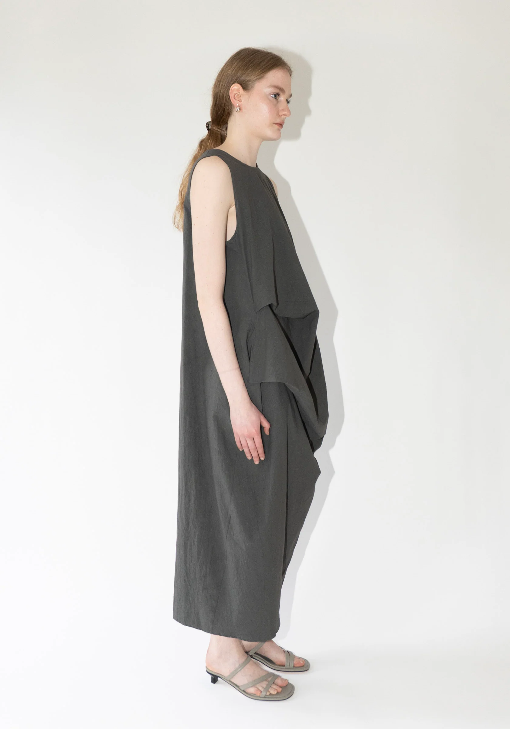 Ripstop Dress in Coal - Image 4