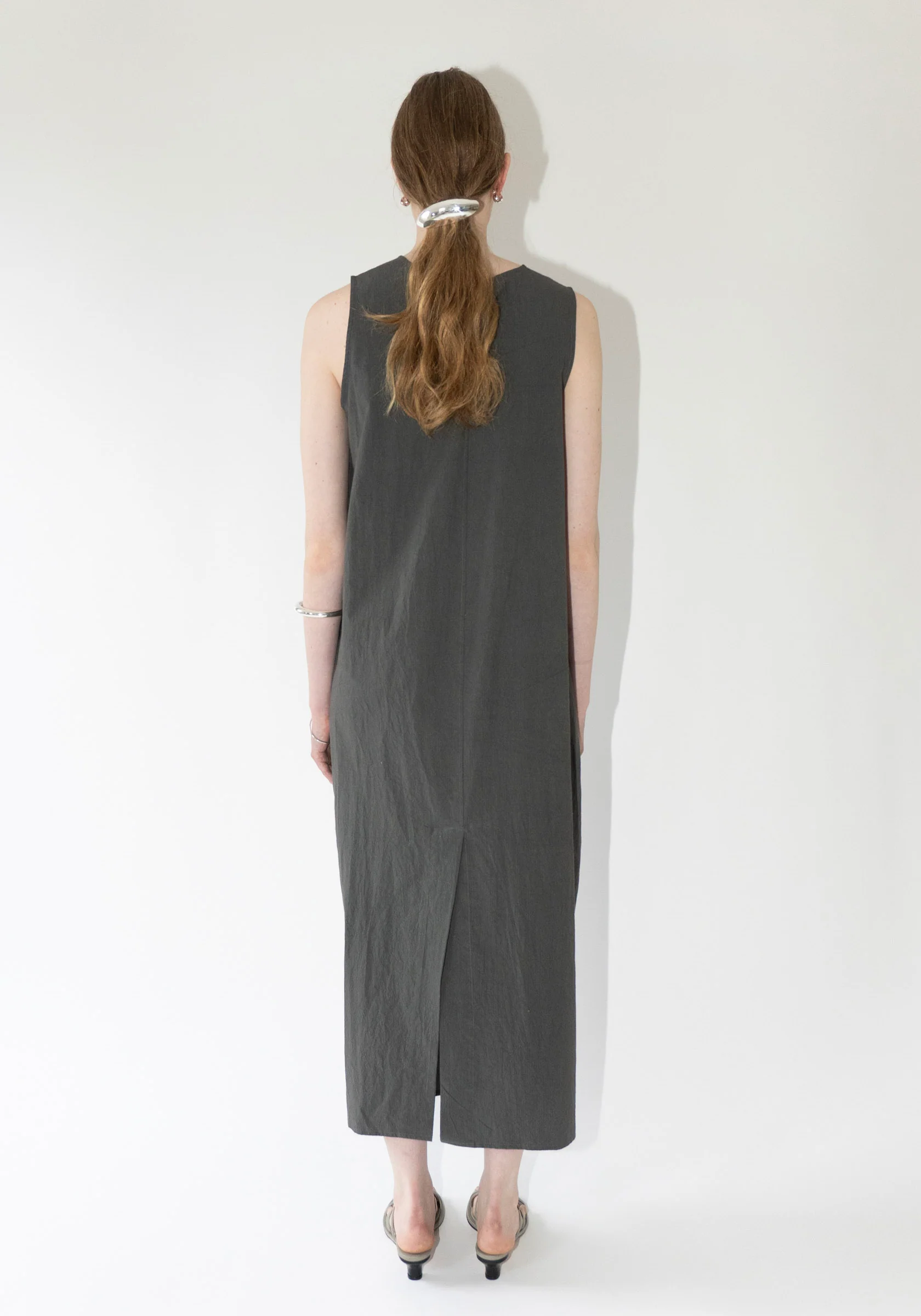 Ripstop Dress in Coal - Image 6