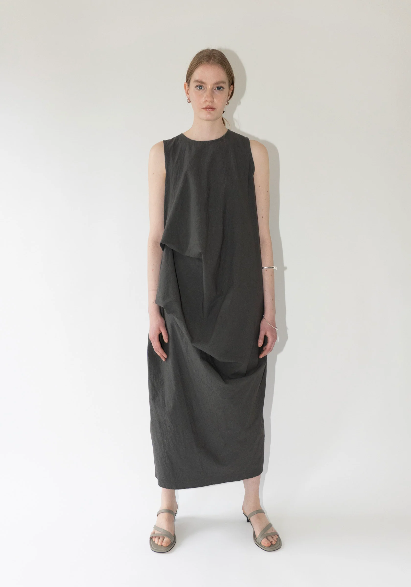 Ripstop Dress in Coal - Image 8