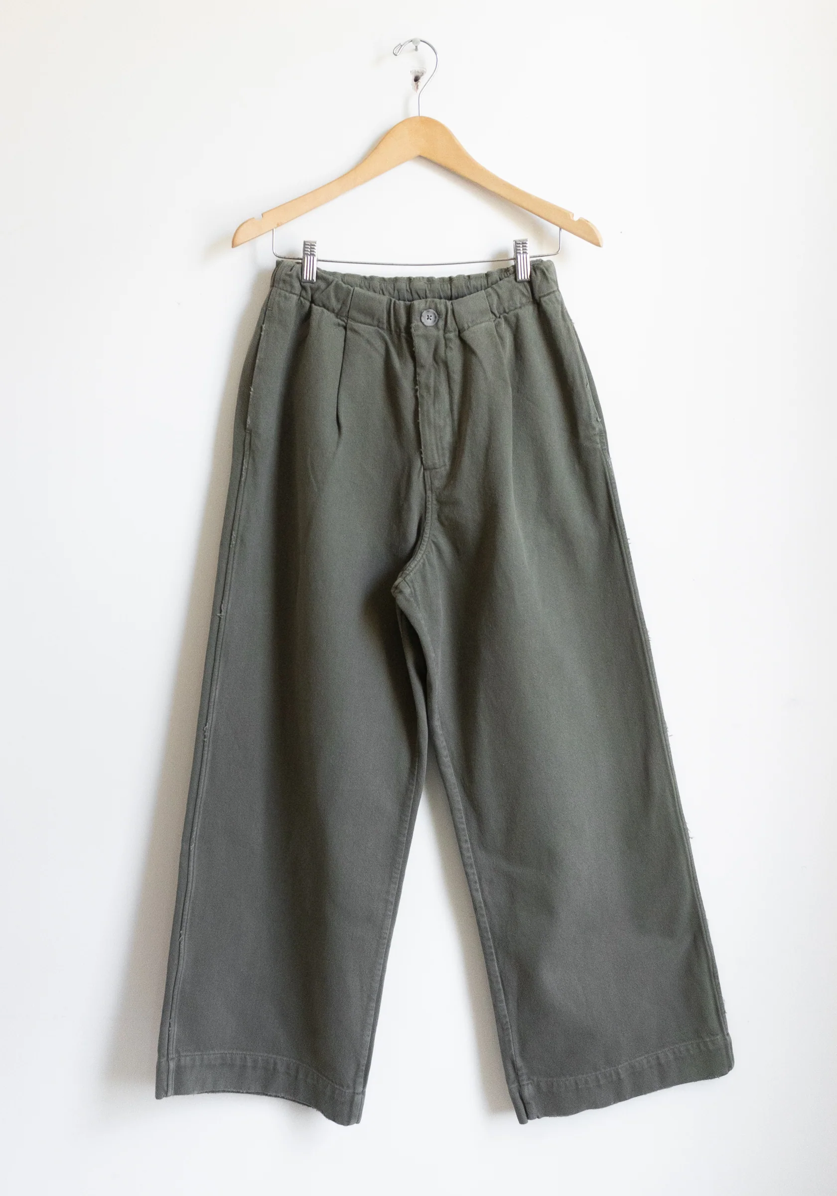 Washed Trouser in Fatigue - Image 7