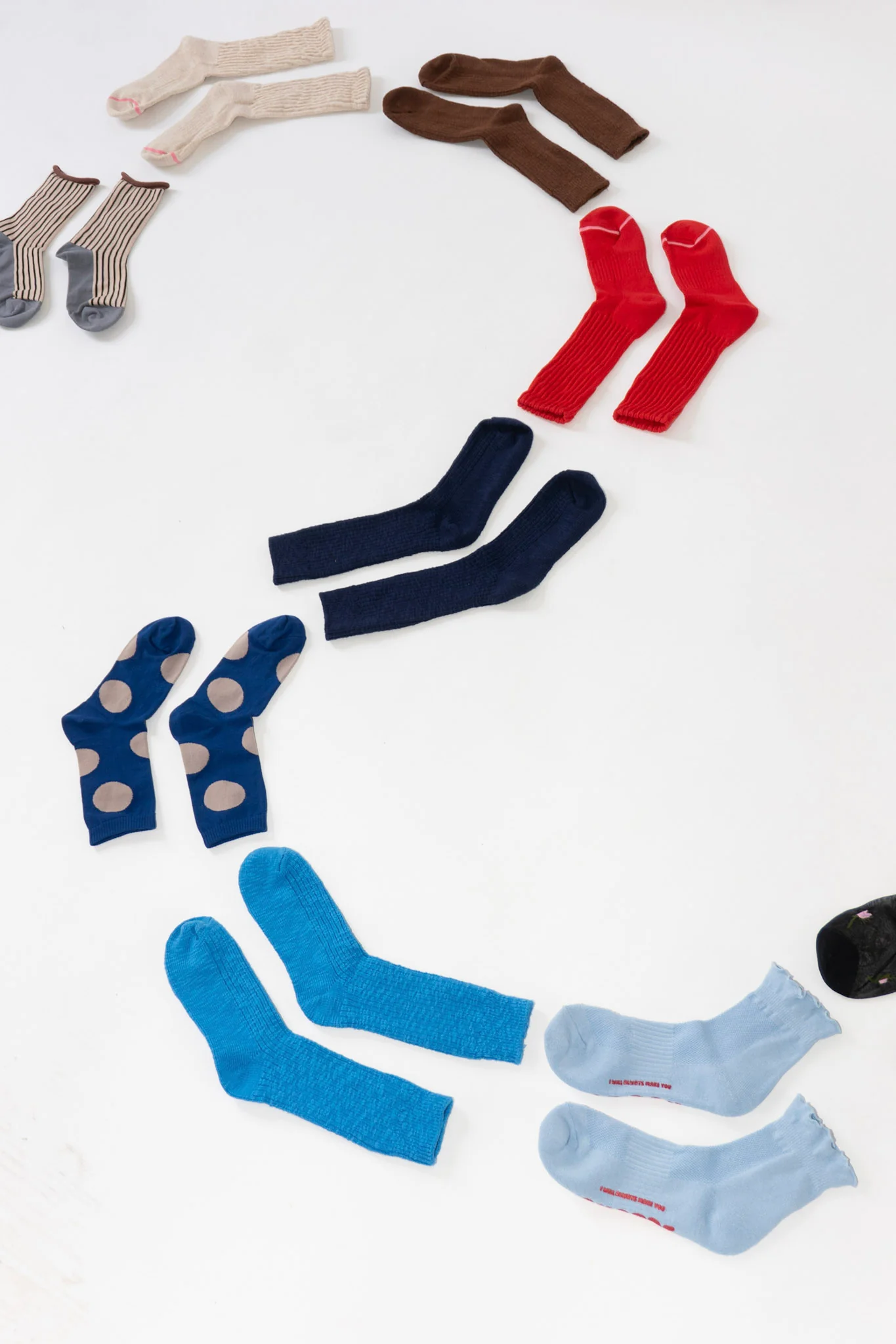 Cottage Socks in Laguna Blue - Image 3
