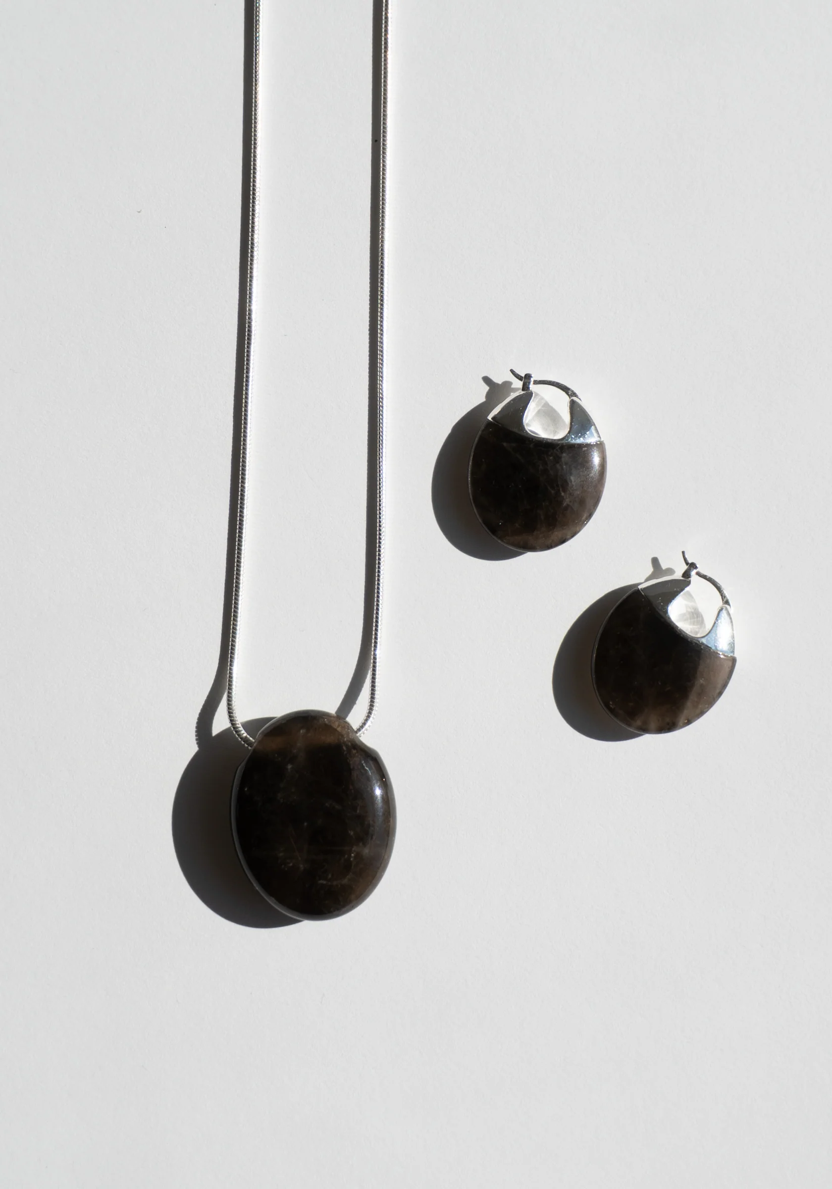 Julia Necklace in Smokey Quartz - Image 6