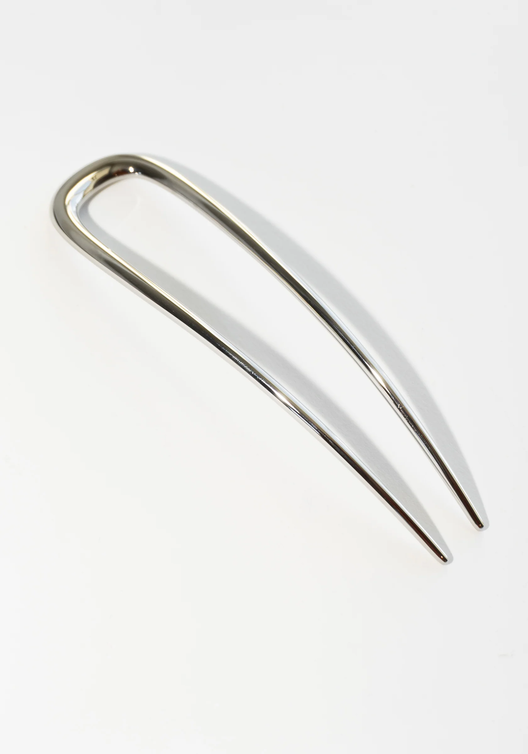 Midi French Hair Pin in Silver - Image 4
