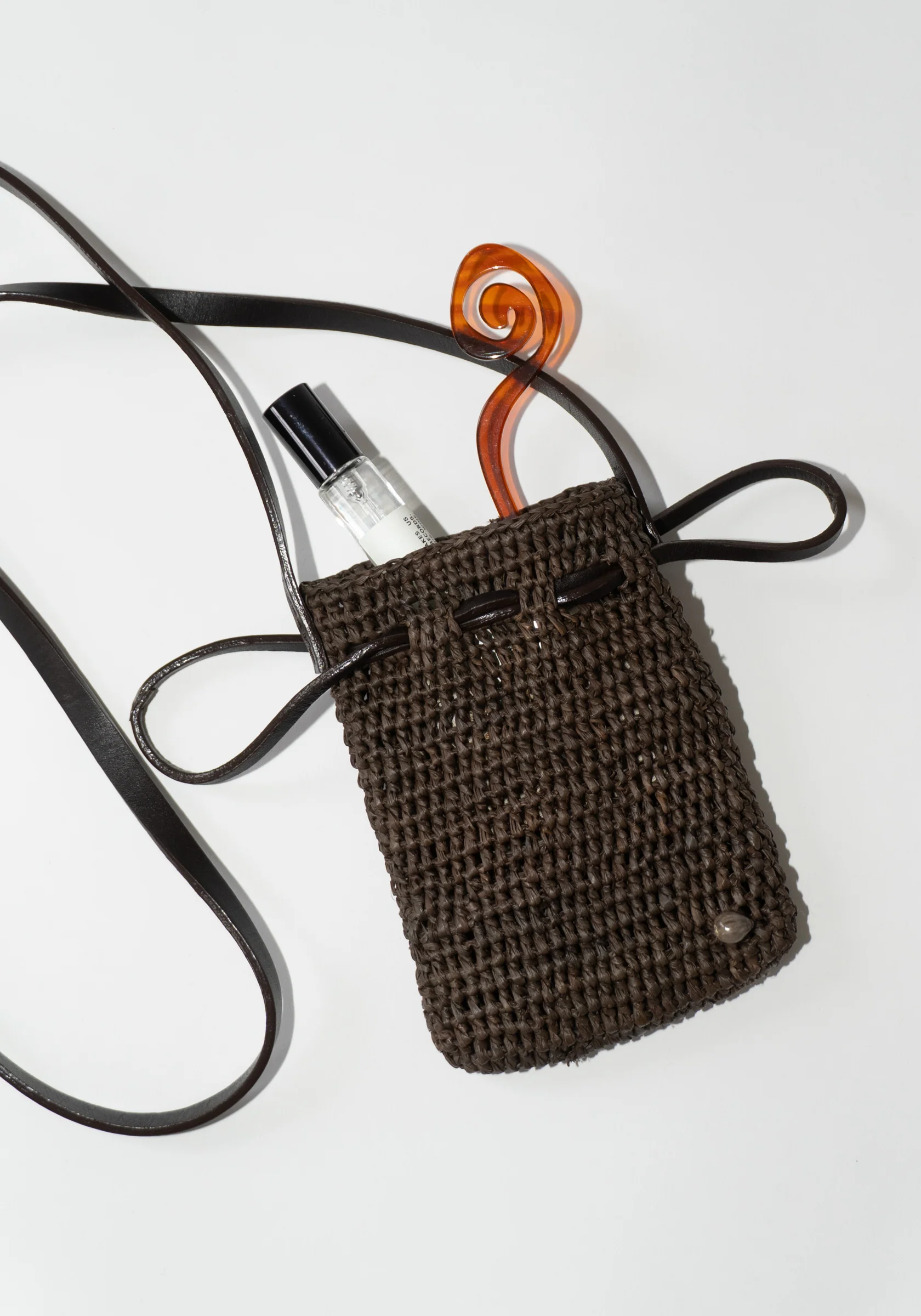 Fitia Bag in Dark Brown - Image 3