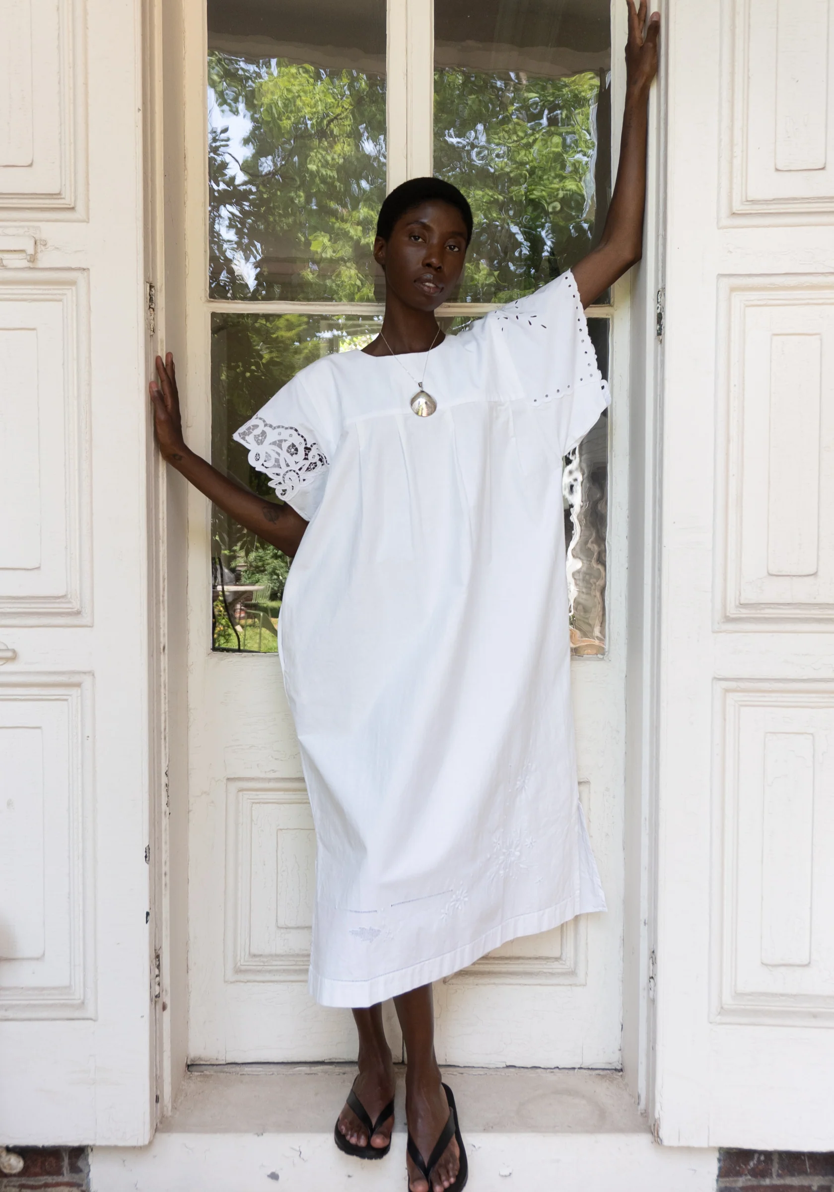 Ibira Dress in White No.6