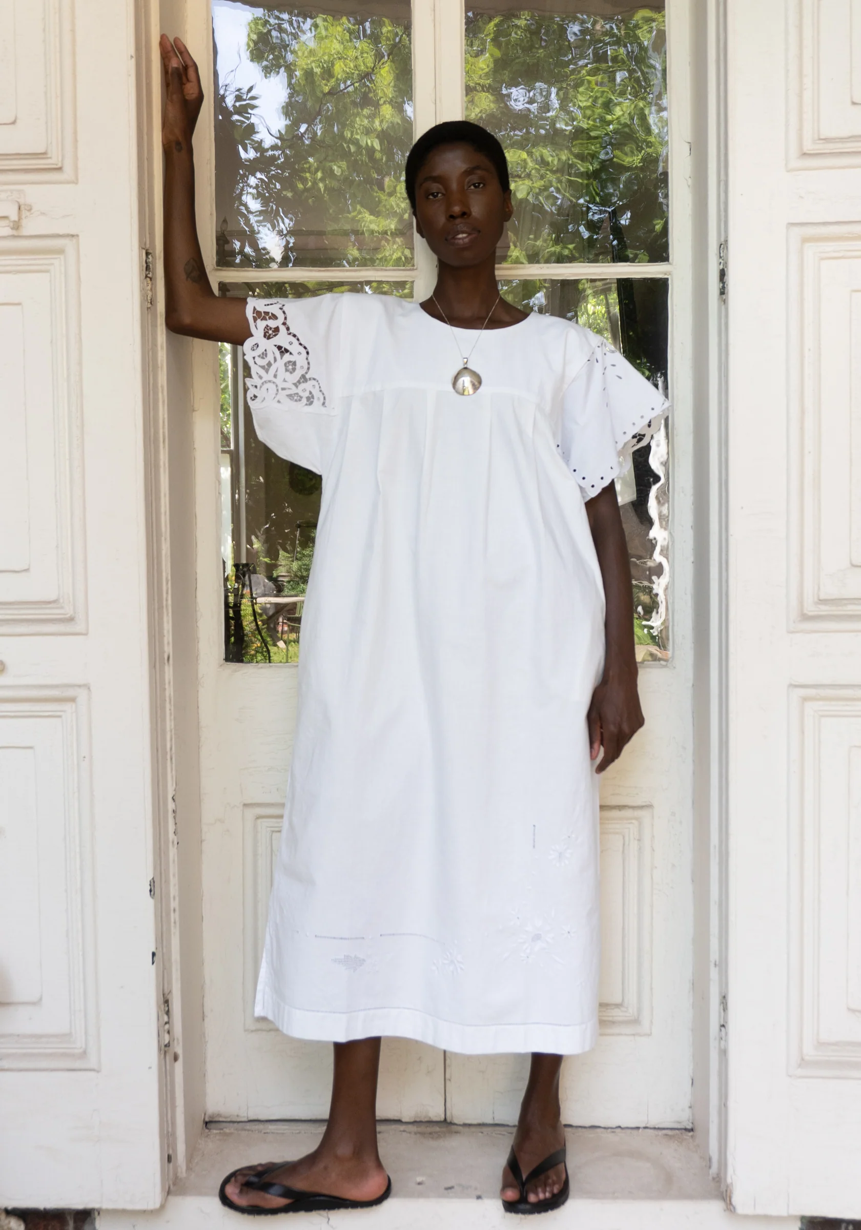 Ibira Dress in White No.6 - Image 5