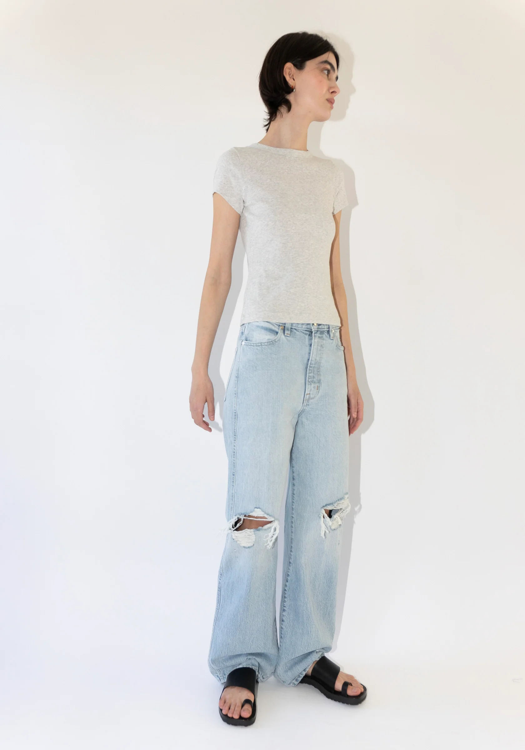 Ripped Quinn Jean in Brodie Wash - Image 6