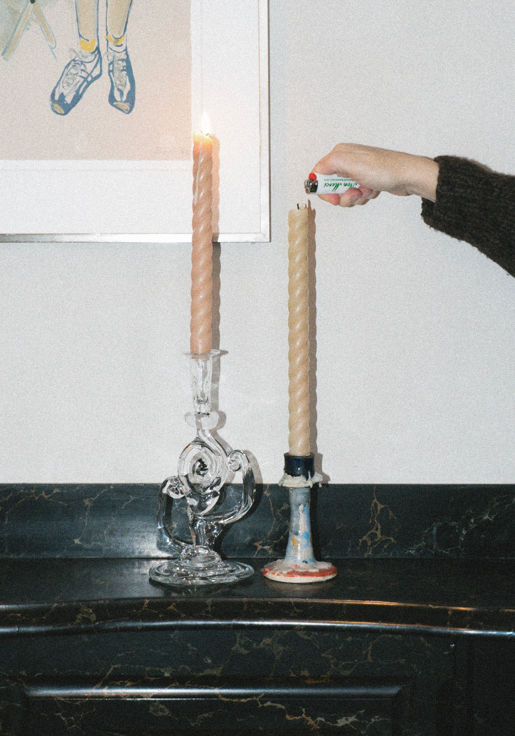 Handblown Glass Candleholder No.1 - Image 4