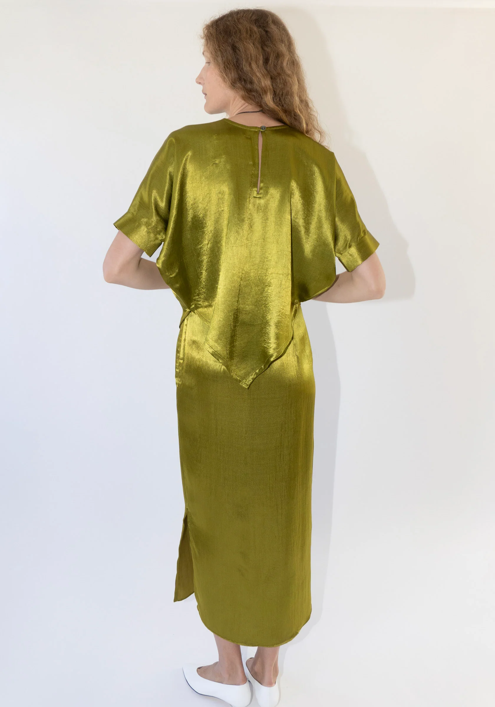 Slip Skirt in Acid Green - Image 4