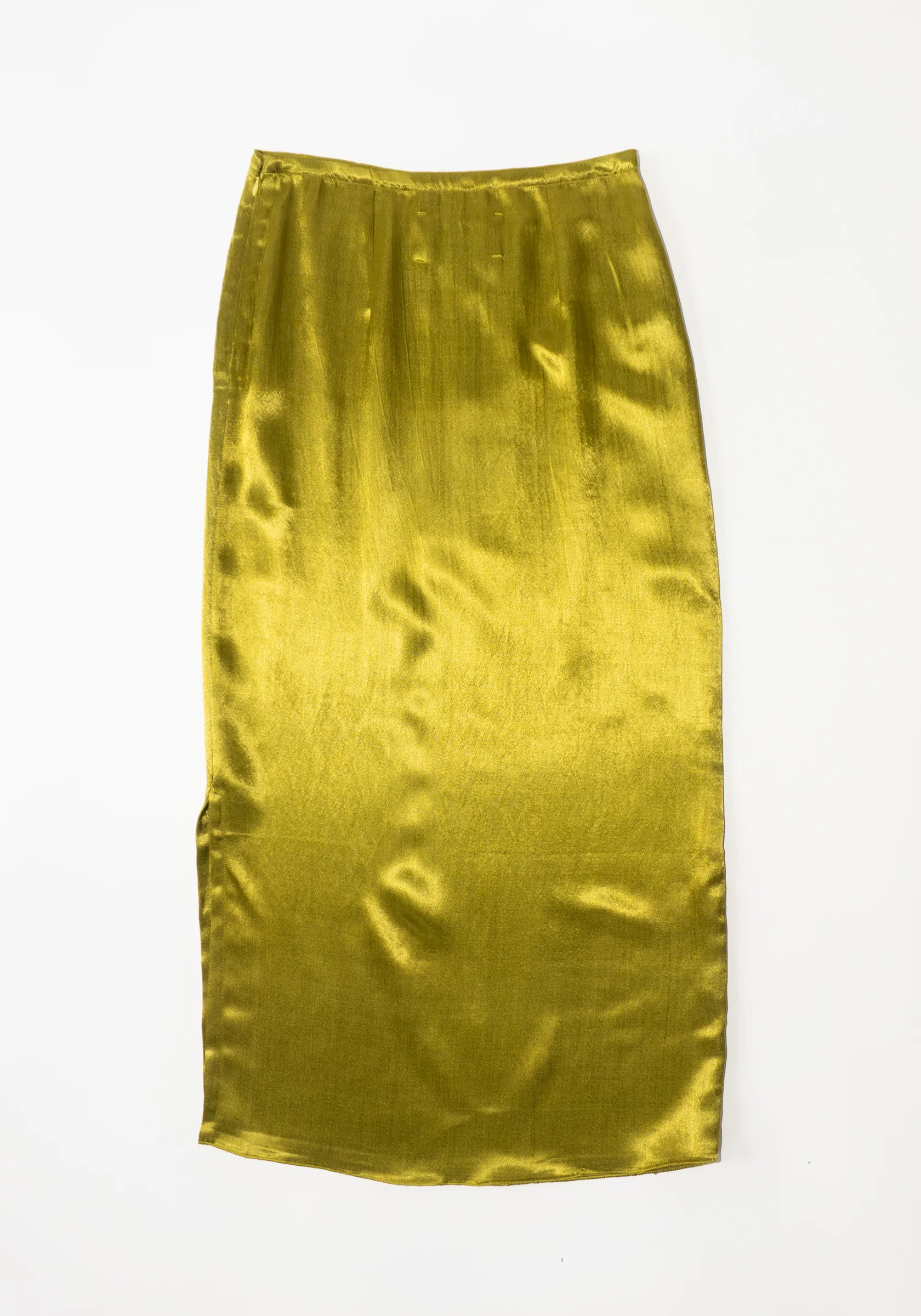 Slip Skirt in Acid Green - Image 7