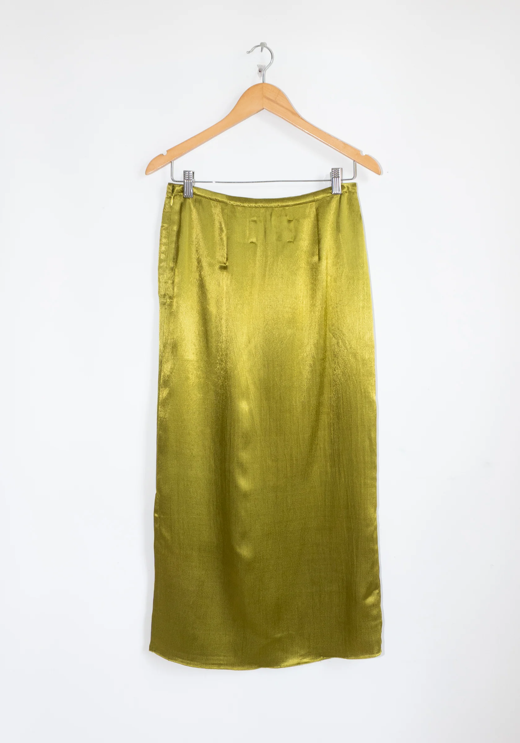 Slip Skirt in Acid Green - Image 8