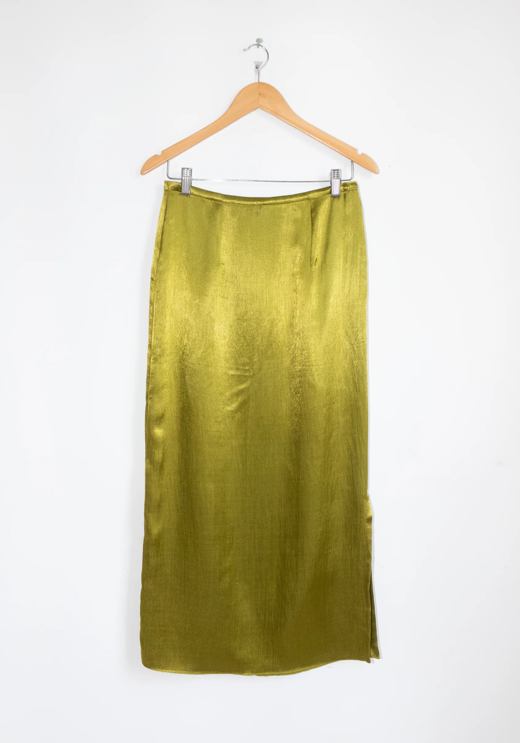 Slip Skirt in Acid Green - Image 9