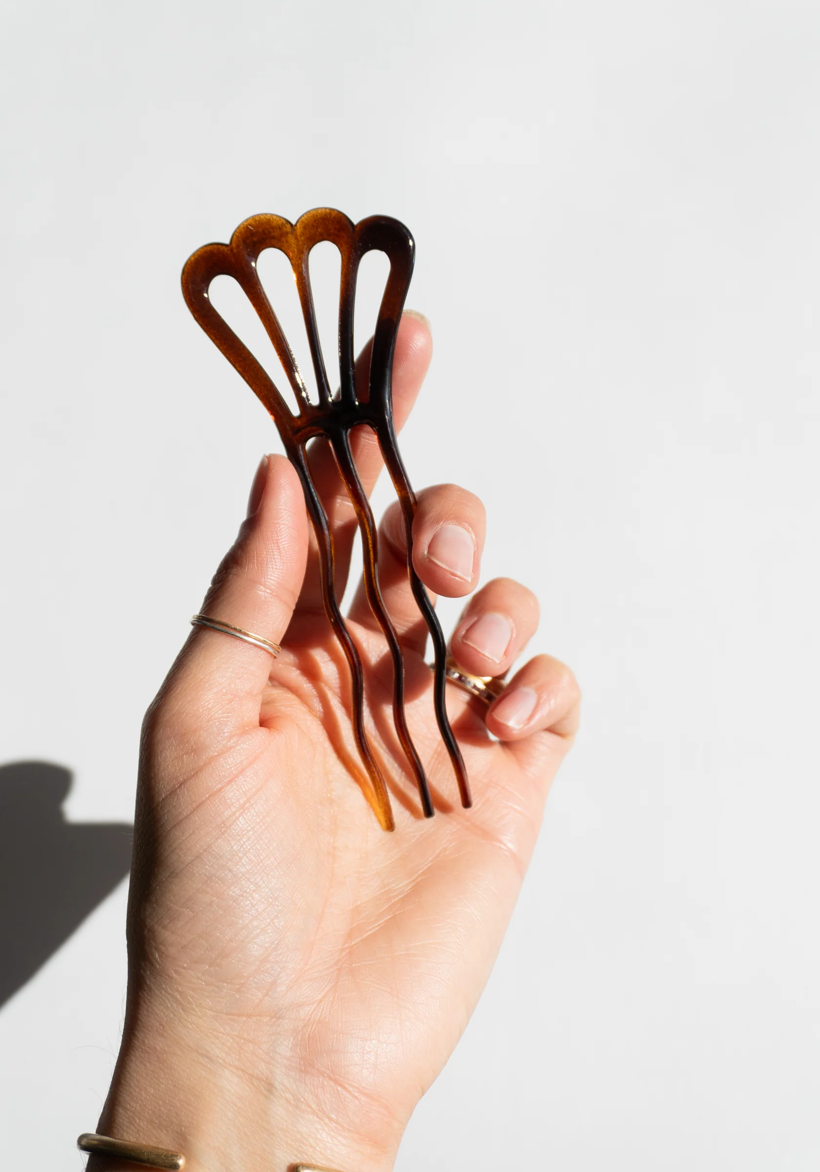 French Wavy Chignon Hair Pin Set of 3 - Image 4