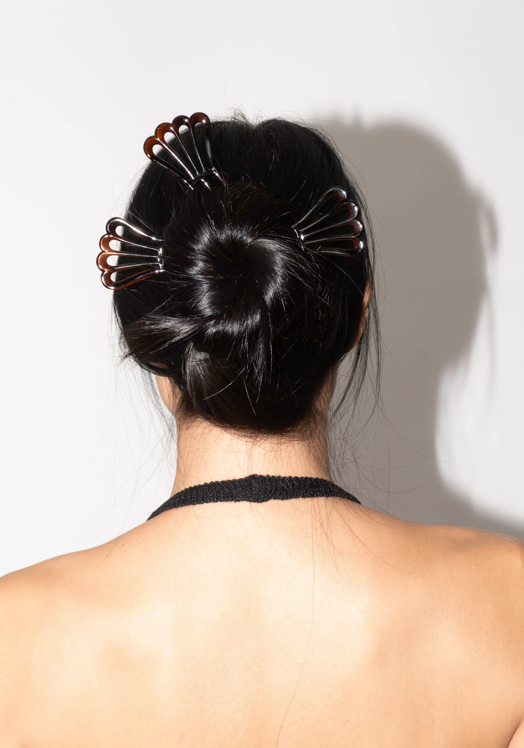 French Wavy Chignon Hair Pin Set of 3 - Image 8