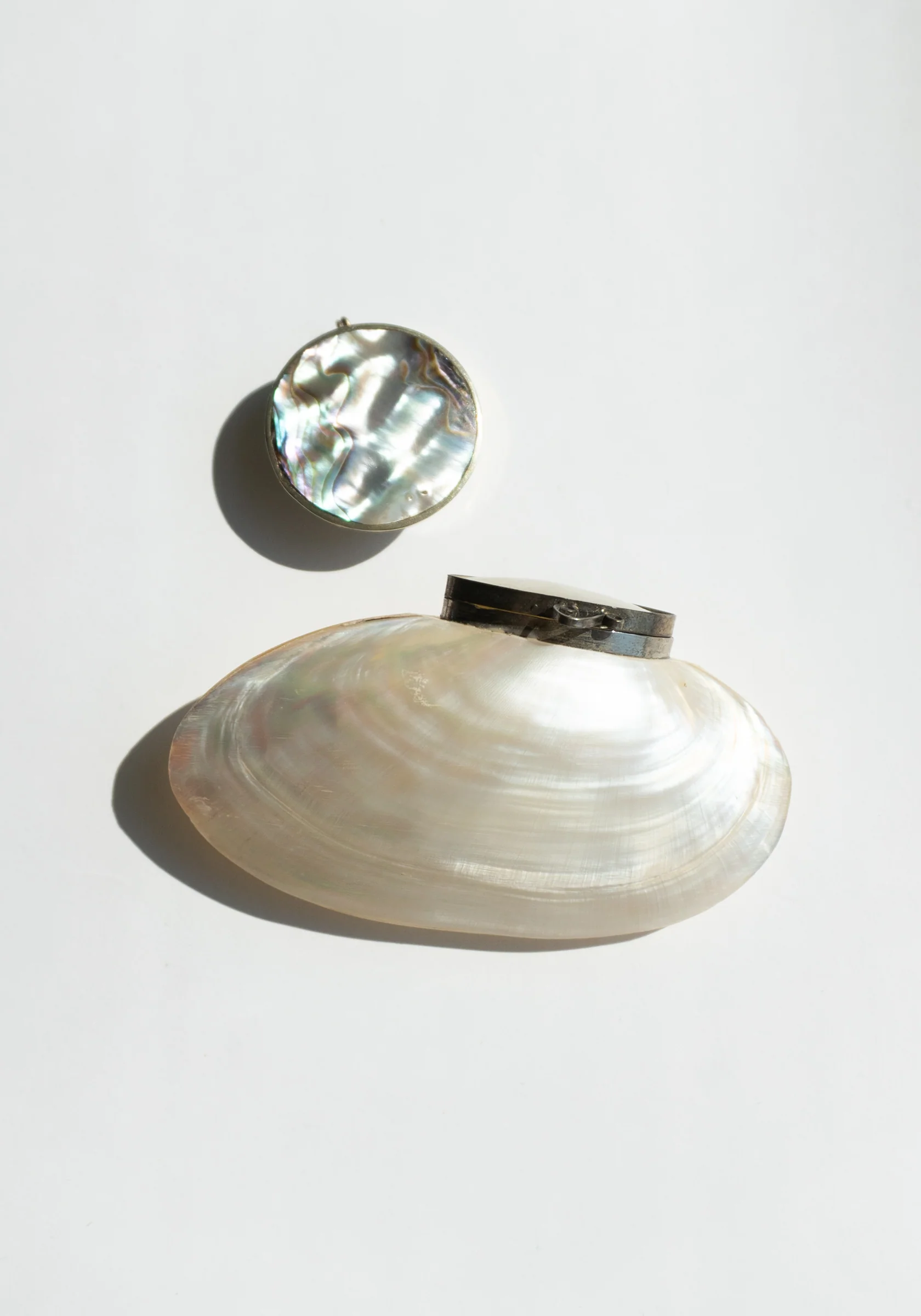Vintage Abalone Pillbox