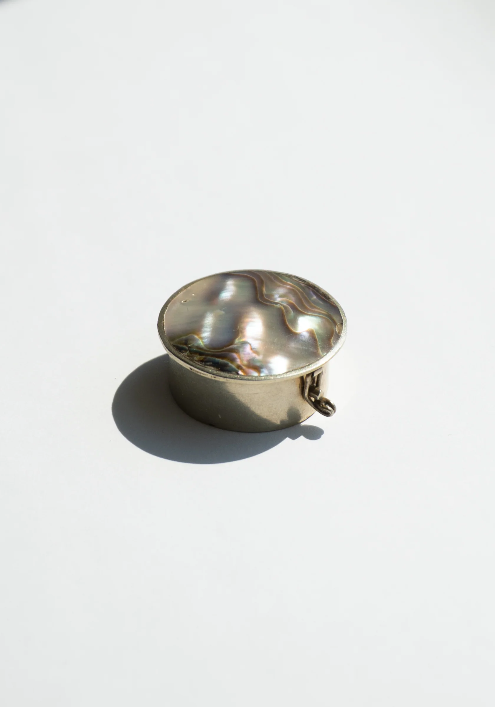 Vintage Abalone Pillbox - Image 3